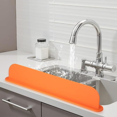 19.29 inch Sink Water Splash Guard, Silicone Sink Splash Guard, Backsplash by Unknown