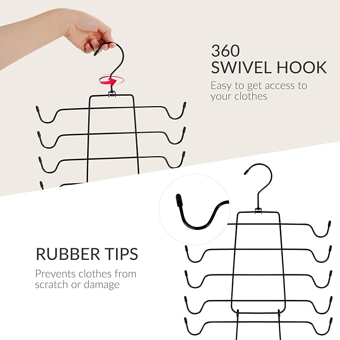 ZEDODIER 3 Pack Tank Top Hanger Space Saving, Bra Hangers - Image 6