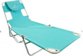 Ostrich 72 by 22 Inch Versatile Chaise Lounge Portable Reclining Lounger, Outdoor Patio, Beach, Lawn, Camping, or Pool Tanning Chair, Aqua by OstrichProducts