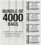 Aluf Plastics High Density Trash Bags, 10 Gallon, 8 Micron, - Image 2