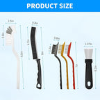 4TH Crevice Cleaning Brush Set–Household Deep Cleaning Supplies, and Tough - Image 2