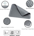 ZLR 2 Pcs Silicone Dish Drying Mat & Heat Resistant Trivet - Image 3