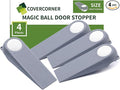 Door Stoppers for Bottom of Door, Rubber Door Stopper Wedges, Door Holders for by COVERCORNER