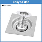 uxcell 2 Pack Shower Drain Strainers, Fit Hole Size 1.38" to 2.17" - Image 5