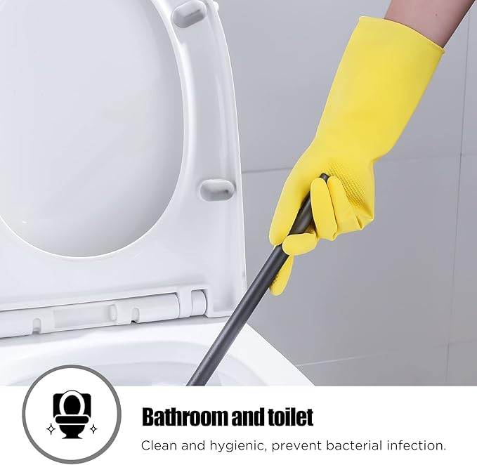 Rubber cleaning gloves 3 or 6 Pairs - Image 5