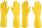 Rubber gloves dishwashing 2 or 4 Pairs by IUCGE