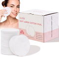 Oval Cotton Pads Ultra-Soft Cotton Ovals 100% Cotton Spunlace Purely Physical by icotle