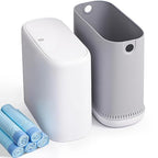 3 Gallon Slim Small Bathroom Trash Can by Unknown