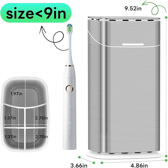 Toothbrush Holders with Cover - Image 2