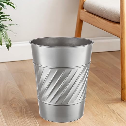 Monarch Abode Metal Bathroom Trash Can – Waste Basket - Image 4