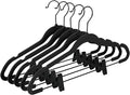 MIZGI Premium All Black Velvet Pants Hangers by MIZGI