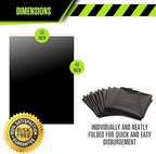 Aluf Plastics 65 Gal Black Heavy Duty Garbage Bags 1.5 Mil - Image 3