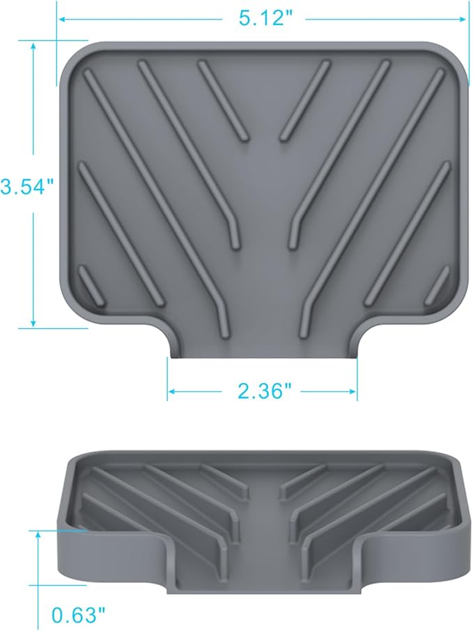 Sponge Holder for Kitchen Sink, Dish Sponge Holder & Soap Tray - Image 2