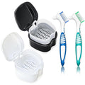 Denture Bath Case Retainer Cleaner Case by EZEELAI