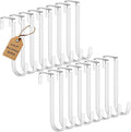 16 Pack Over The Door Hooks, Door Hanger Hook, Towel Hooks by Optish