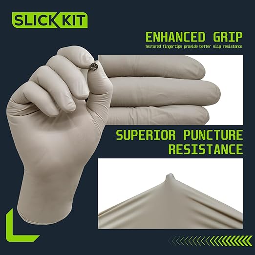 Disposable Nitrile Gloves, 4 Mil Latex-Free Powder-Free Industrial Gloves - Image 3