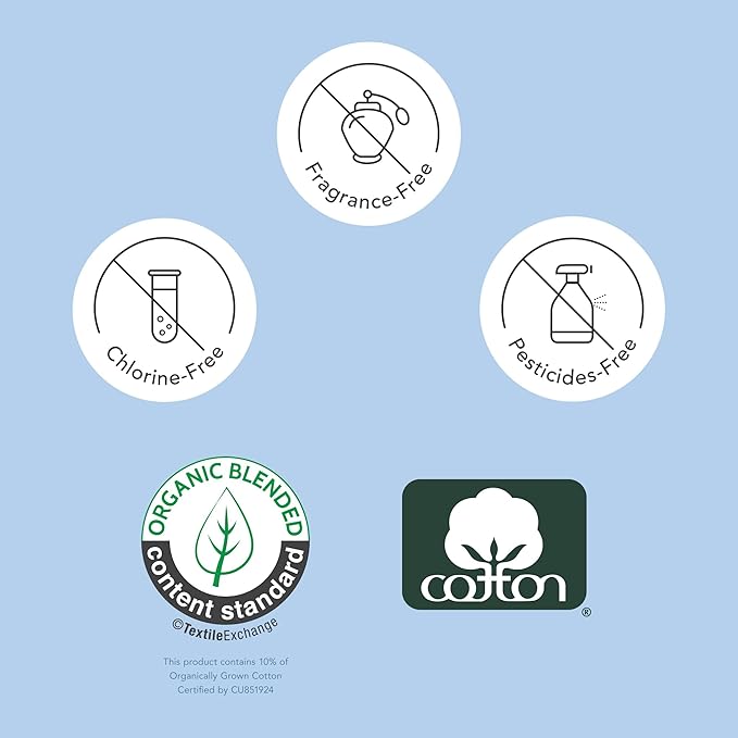 Rael Incontinence Liners for Women, Organic Cotton Cover, Postpartum Essential - Image 7