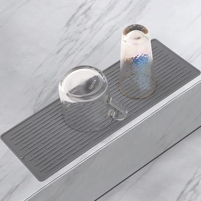 Dish Drying Mats, Heat-resistant Silicone Mat by GeeRic