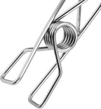 HOZEON 100 Pack 2 Inches Stainless Steel Clothespins, Metal Clothes Pins - Image 3