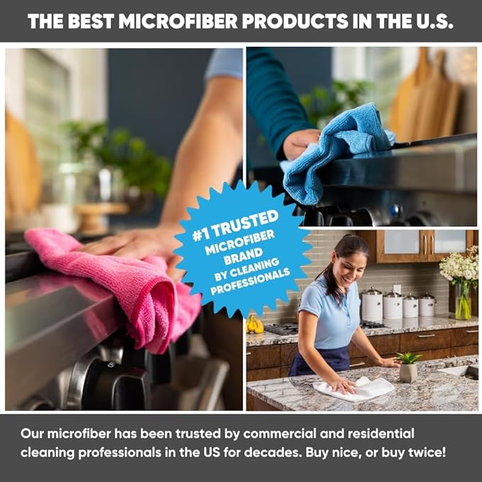 Microfiber Wholesale Premium TV Screen Cleaning Cloth Gray | 14”x14” | 3pk | - Image 7