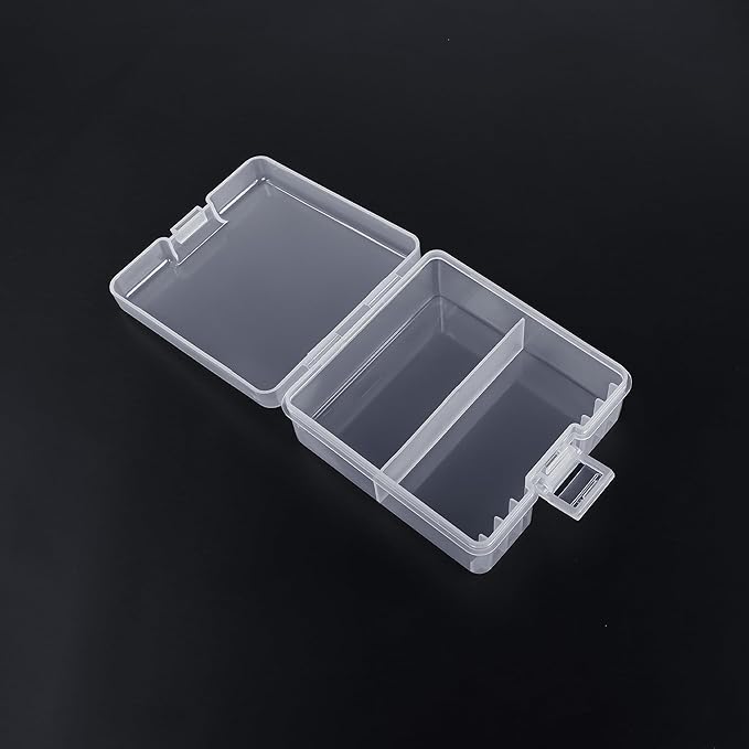 PNGKNYOCN Battery Holder Storage Box, AAA Batteries Portable Organizer Box - Image 2