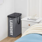 Slim Laundry Hamper with Removable Inner Bag and Side Handles, 45L Small - Image 7
