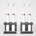 Set of 2 Electric Toothbrush Holder Wall Mounted, 18/8 Stainless Steel by Moqing
