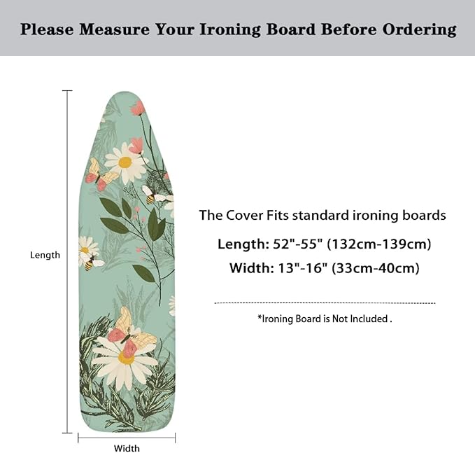 Ironing Board Cover 12x42 Extra Wide Ironing Board Pad Covers Table Top Home - Image 5