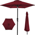 Best Choice Products 10ft Outdoor Table Compatible Steel Polyester Market Patio Umbrella w/Crank and Easy Push Button Tilt by BestChoiceProducts