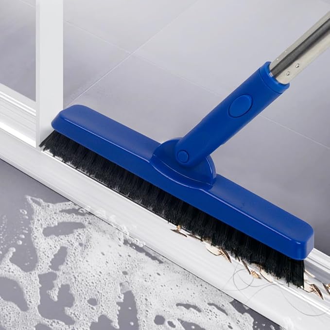 CELOX Grout Brush with Long Handle V-Shape Grout Line Scrubber with Stiff - Image 6