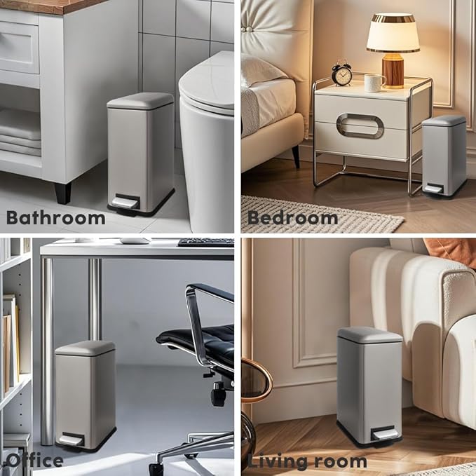 Bathroom Bin 10L, Small Kitchen Bins - Image 9