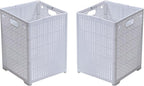 42L Collapsible Plastic Laundry Baskets, Foldable Laundry Hamper by Eslite