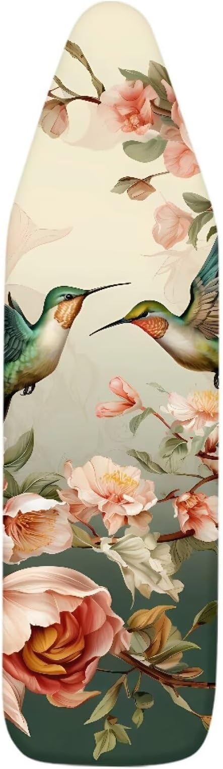 Bird Flowers Iron Board Cover Scorch Resistant Heat Insulation Ironing Board - Image 7