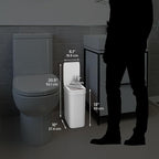 iTouchless 3 Gallon Bathroom Sensor Trash Can, 10 Liter Small Touchless - Image 6