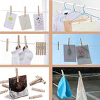 Clothes Pins Wood for Hanging Clothes, 3.5 Inch【100pcs】 Heavy Duty Wooden - Image 3