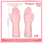 Gloves Washing Dishes, Reusable Rubber Dishwashing Gloves Waterproof Long - Image 2