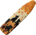 Fall Leaves Cat Pumpkins Ironing Board Covers Standard Washable Ironing Board by Darisoco