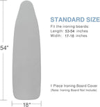 Ironing Board Cover and Pad 18x54, Thick Padding, Elastic Edge, Silicone Coated - Image 4