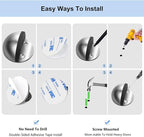 6 Pack Door Stop, Adhesive Door Stoppers Floor Mounted Door Stops No Drill - Image 7
