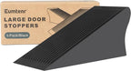 Rubber Door Stoppers for Bottom of Door, Large Solid Heavy Duty Door Stop Wedge by Eumtenr