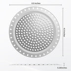 Shower Drain Hair Catcher/Drain Strainer, 2 Pack Shower Drain Cover - Image 2
