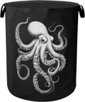 Black Octopus Laundry Basket by Gearsly
