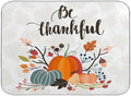 ALAZA Thanksgiving Day Fall Pumpkin Dish Drying Mat by ALAZA
