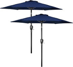 Simple Deluxe 9' Patio Umbrella Outdoor Table Market Yard Umbrella with Push Button Tilt/Crank by SimpleDeluxe