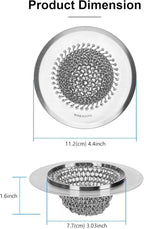 Sink Drain Strainer&Stopper, Anti-Slip Flexible Mesh Sink Strainer - Image 8