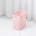 UUJOLY Plastic Small Trash Can Wastebasket, Garbage Container Basket - Image 5