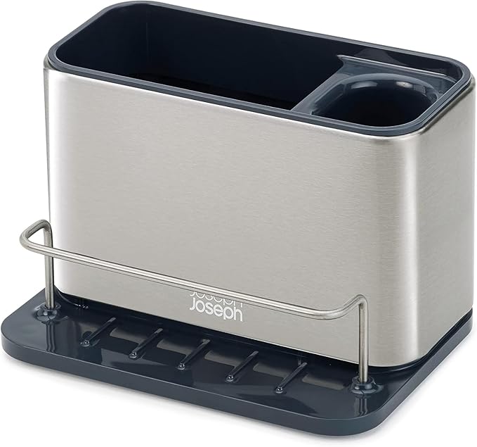 Joseph Joseph Surface Sink Caddy Stainless Steel Sponge Holder Organizer - Image 3