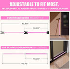 SECURITYMAN 3-in-1 Door Security Bar & Sliding Door Security Bar - Image 3