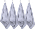 4PCS Gray Microfiber Hand Towels by Unknown