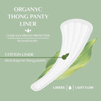 Organyc 100% Certified Organic Cotton Inside and Out Foldable Tanga Thong Panty - Image 2